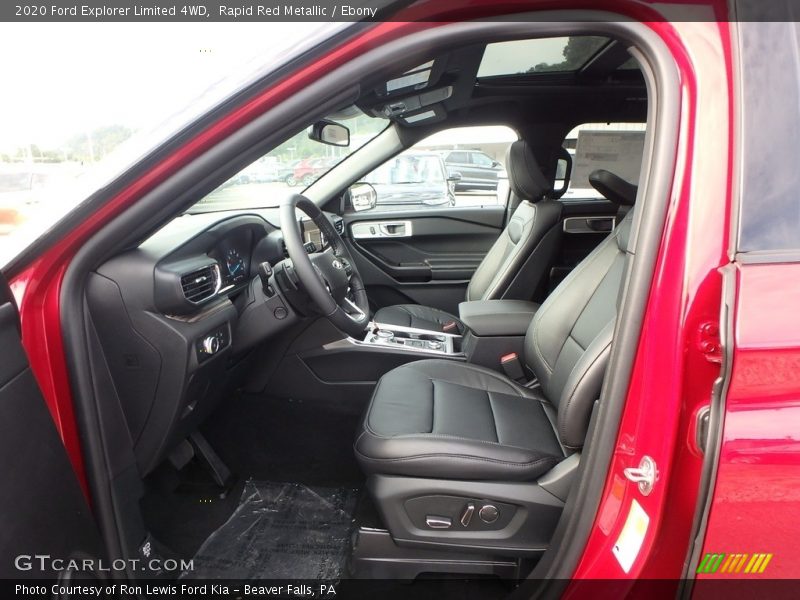 Front Seat of 2020 Explorer Limited 4WD
