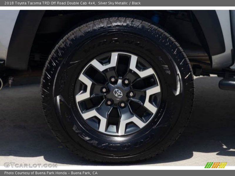 Silver Sky Metallic / Black 2018 Toyota Tacoma TRD Off Road Double Cab 4x4