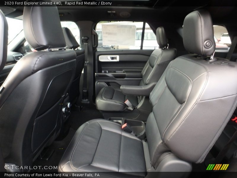 Rear Seat of 2020 Explorer Limited 4WD