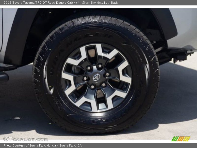 Silver Sky Metallic / Black 2018 Toyota Tacoma TRD Off Road Double Cab 4x4