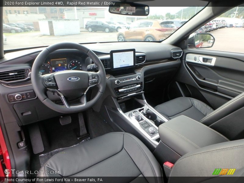  2020 Explorer Limited 4WD Ebony Interior