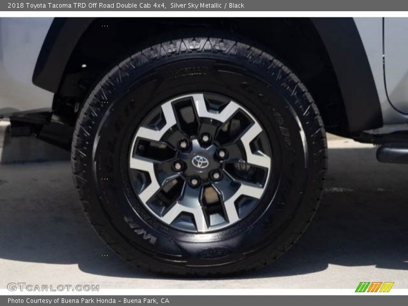 Silver Sky Metallic / Black 2018 Toyota Tacoma TRD Off Road Double Cab 4x4