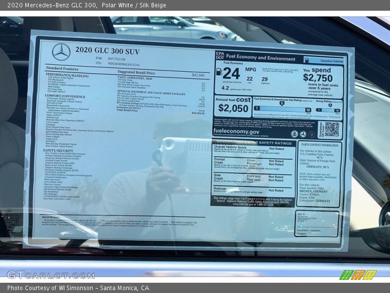Polar White / Silk Beige 2020 Mercedes-Benz GLC 300