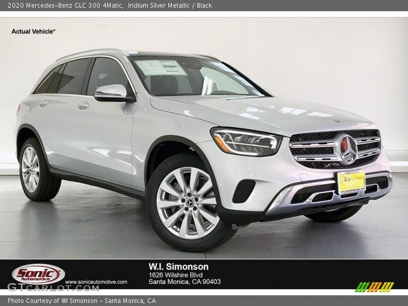 Iridium Silver Metallic / Black 2020 Mercedes-Benz GLC 300 4Matic