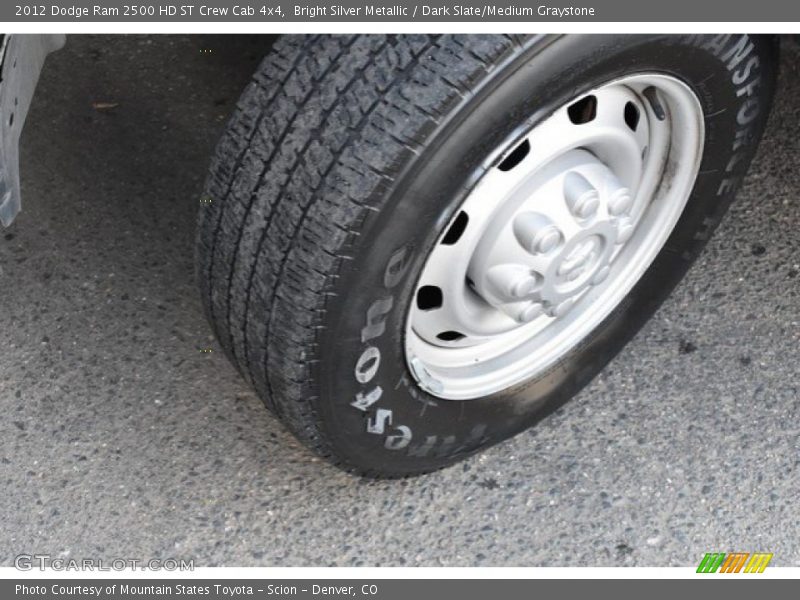 Bright Silver Metallic / Dark Slate/Medium Graystone 2012 Dodge Ram 2500 HD ST Crew Cab 4x4