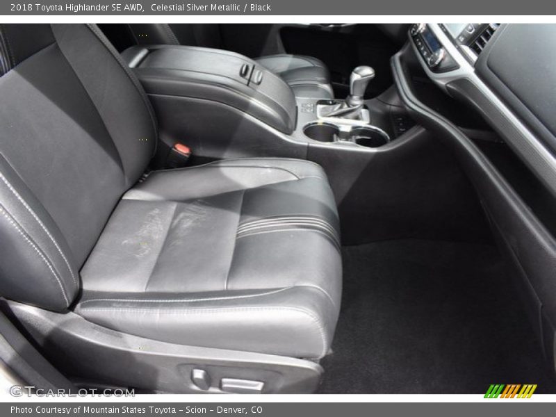 Celestial Silver Metallic / Black 2018 Toyota Highlander SE AWD