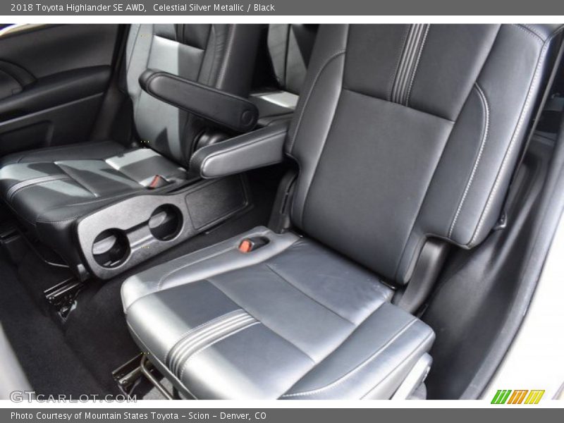 Celestial Silver Metallic / Black 2018 Toyota Highlander SE AWD