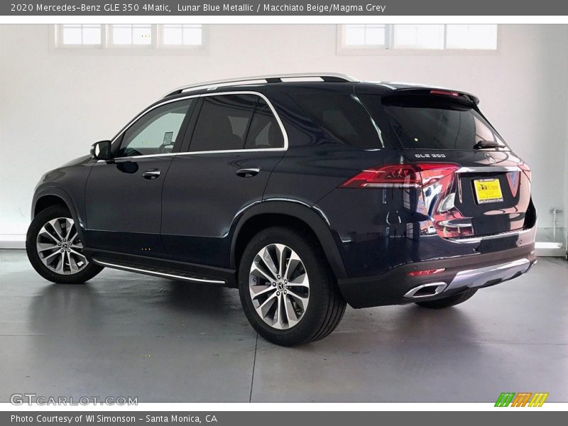 Lunar Blue Metallic / Macchiato Beige/Magma Grey 2020 Mercedes-Benz GLE 350 4Matic