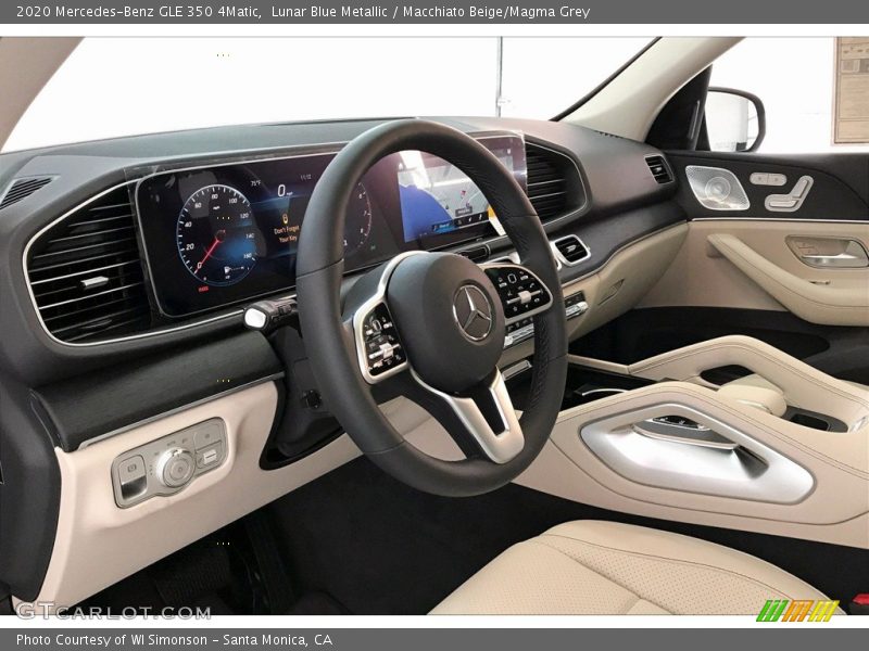 Lunar Blue Metallic / Macchiato Beige/Magma Grey 2020 Mercedes-Benz GLE 350 4Matic