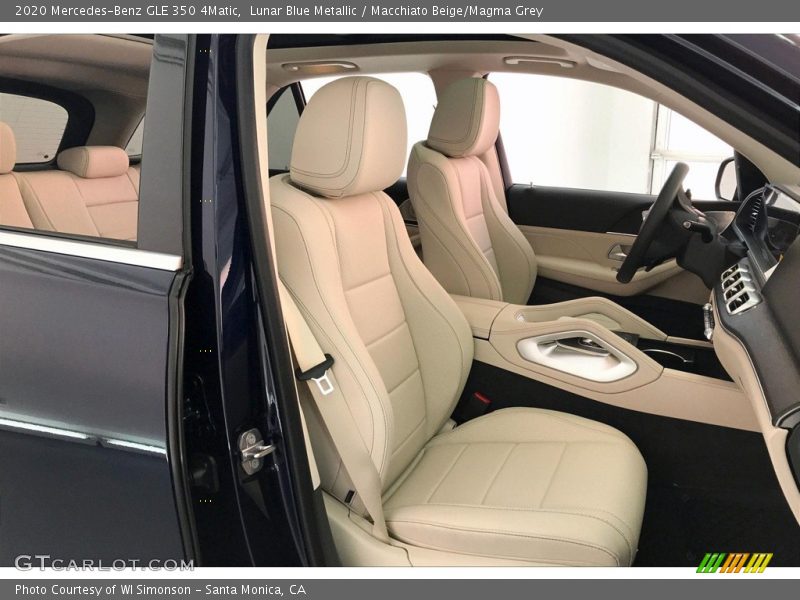 Lunar Blue Metallic / Macchiato Beige/Magma Grey 2020 Mercedes-Benz GLE 350 4Matic