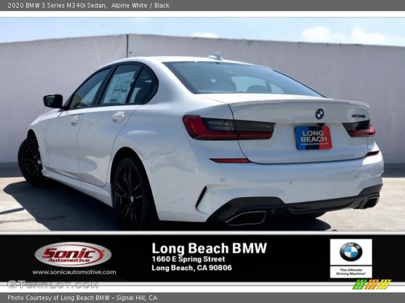 Alpine White / Black 2020 BMW 3 Series M340i Sedan