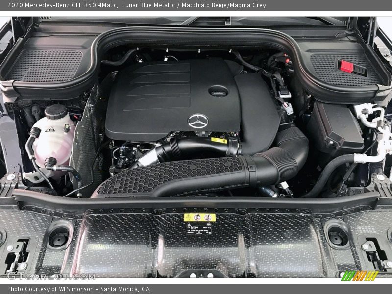 Lunar Blue Metallic / Macchiato Beige/Magma Grey 2020 Mercedes-Benz GLE 350 4Matic