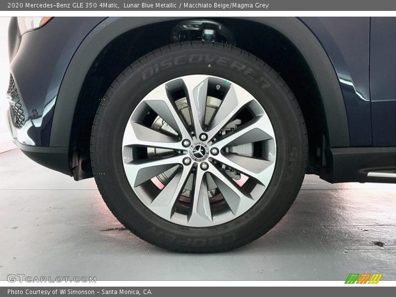 Lunar Blue Metallic / Macchiato Beige/Magma Grey 2020 Mercedes-Benz GLE 350 4Matic