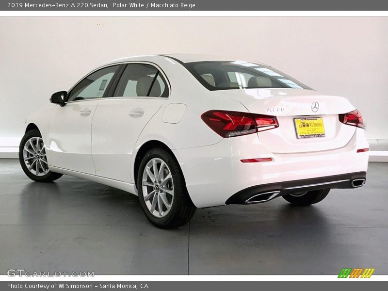 Polar White / Macchiato Beige 2019 Mercedes-Benz A 220 Sedan