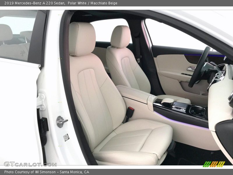 Polar White / Macchiato Beige 2019 Mercedes-Benz A 220 Sedan