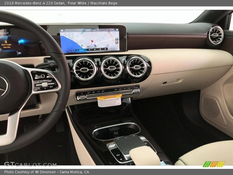 Polar White / Macchiato Beige 2019 Mercedes-Benz A 220 Sedan