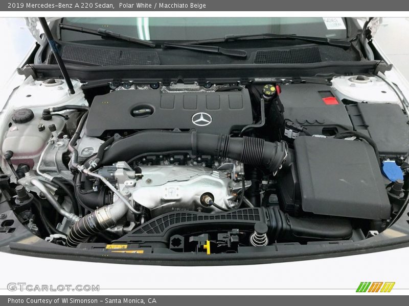 Polar White / Macchiato Beige 2019 Mercedes-Benz A 220 Sedan