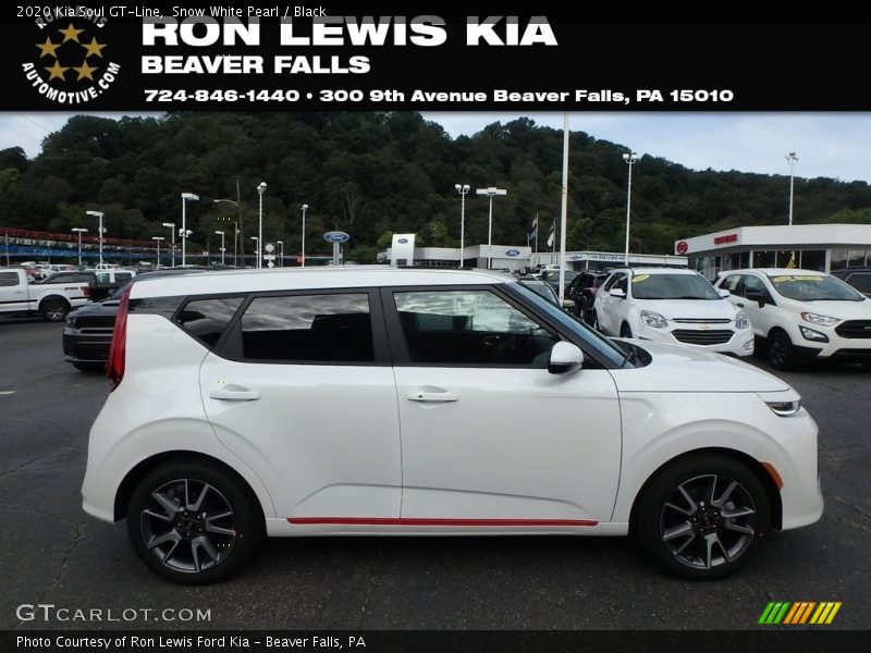 Snow White Pearl / Black 2020 Kia Soul GT-Line