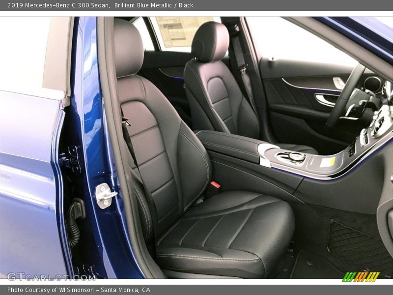 Brilliant Blue Metallic / Black 2019 Mercedes-Benz C 300 Sedan
