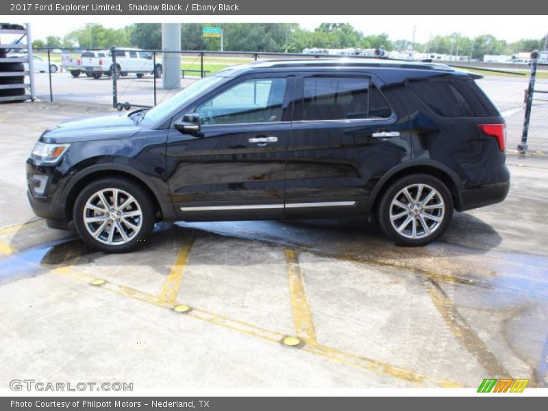 Shadow Black / Ebony Black 2017 Ford Explorer Limited
