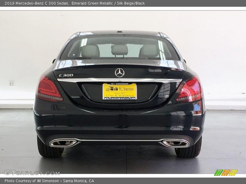 Emerald Green Metallic / Silk Beige/Black 2019 Mercedes-Benz C 300 Sedan
