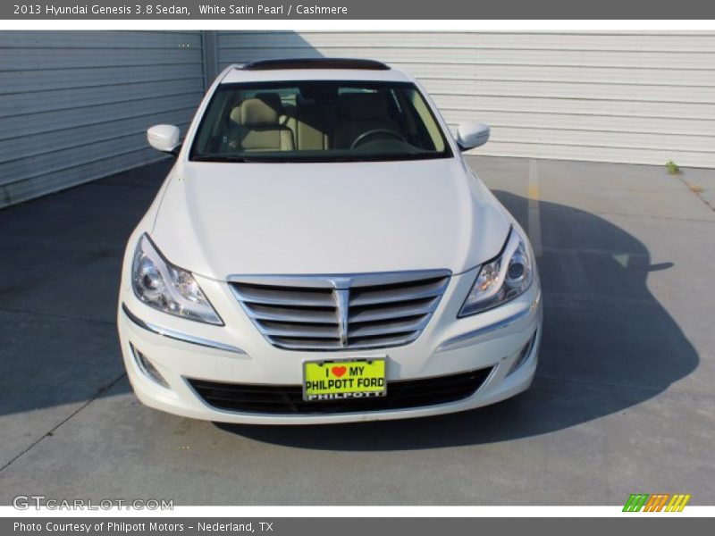 White Satin Pearl / Cashmere 2013 Hyundai Genesis 3.8 Sedan