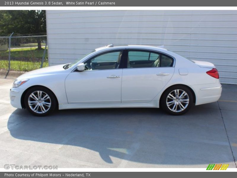 White Satin Pearl / Cashmere 2013 Hyundai Genesis 3.8 Sedan