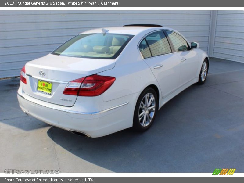 White Satin Pearl / Cashmere 2013 Hyundai Genesis 3.8 Sedan