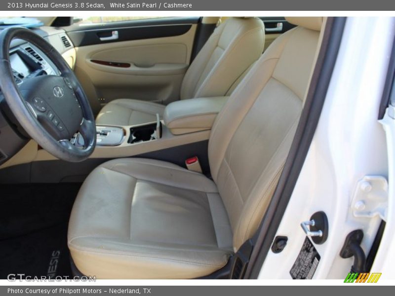 White Satin Pearl / Cashmere 2013 Hyundai Genesis 3.8 Sedan