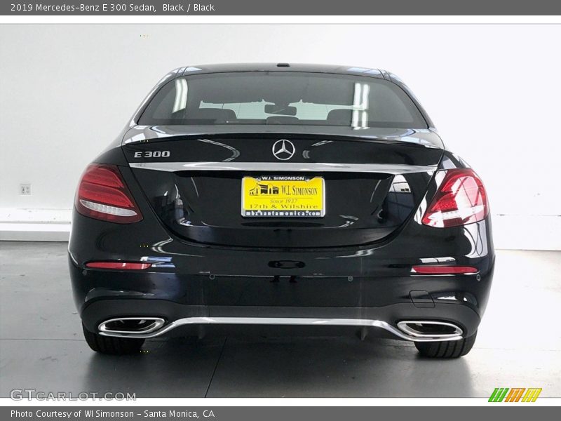 Black / Black 2019 Mercedes-Benz E 300 Sedan