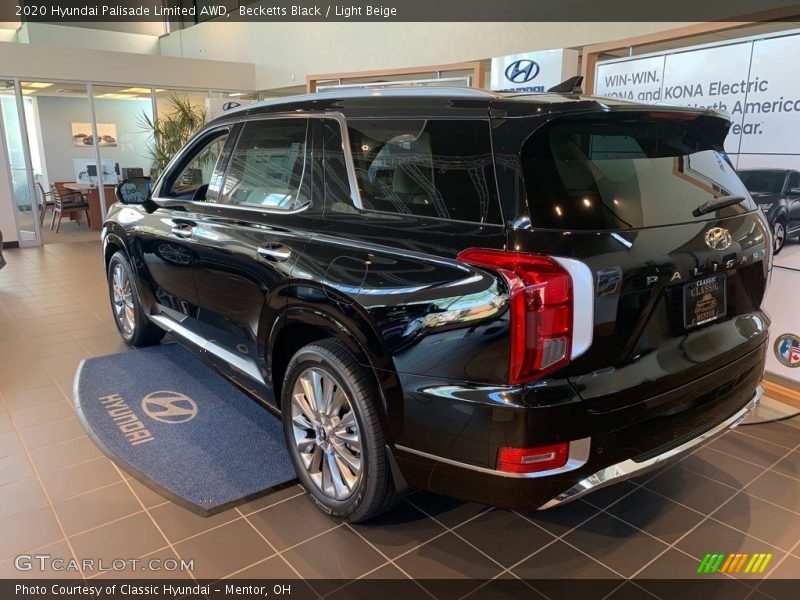 Becketts Black / Light Beige 2020 Hyundai Palisade Limited AWD