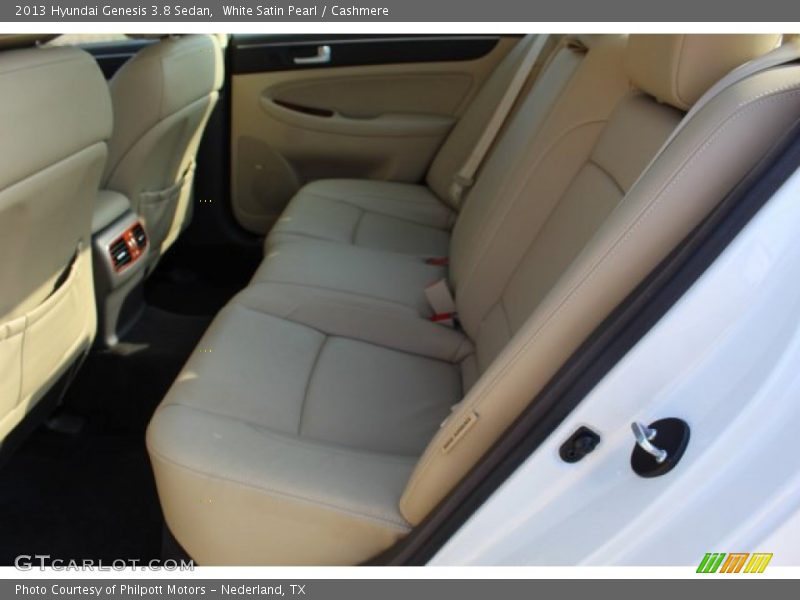 White Satin Pearl / Cashmere 2013 Hyundai Genesis 3.8 Sedan