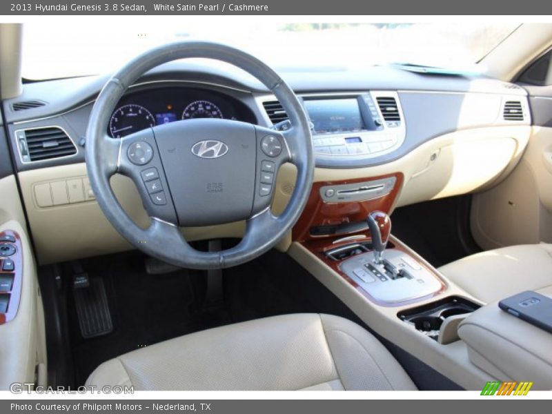 White Satin Pearl / Cashmere 2013 Hyundai Genesis 3.8 Sedan