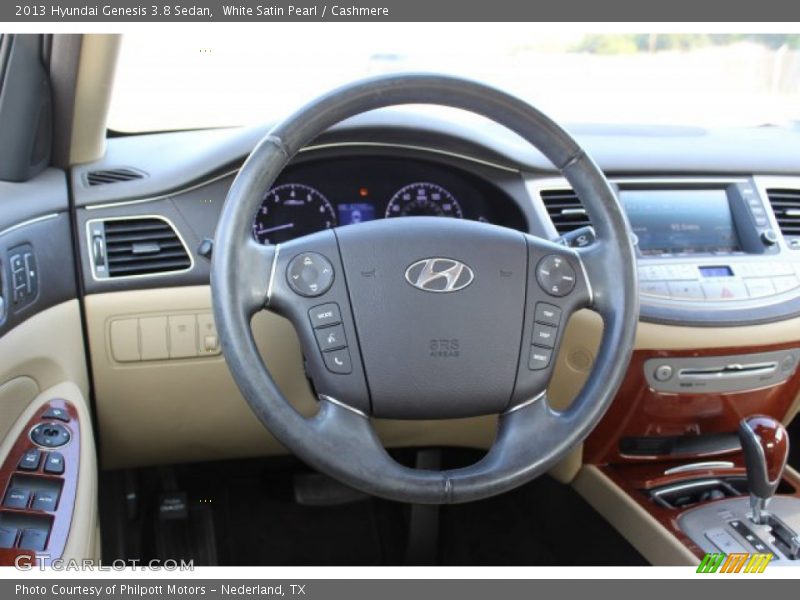 White Satin Pearl / Cashmere 2013 Hyundai Genesis 3.8 Sedan