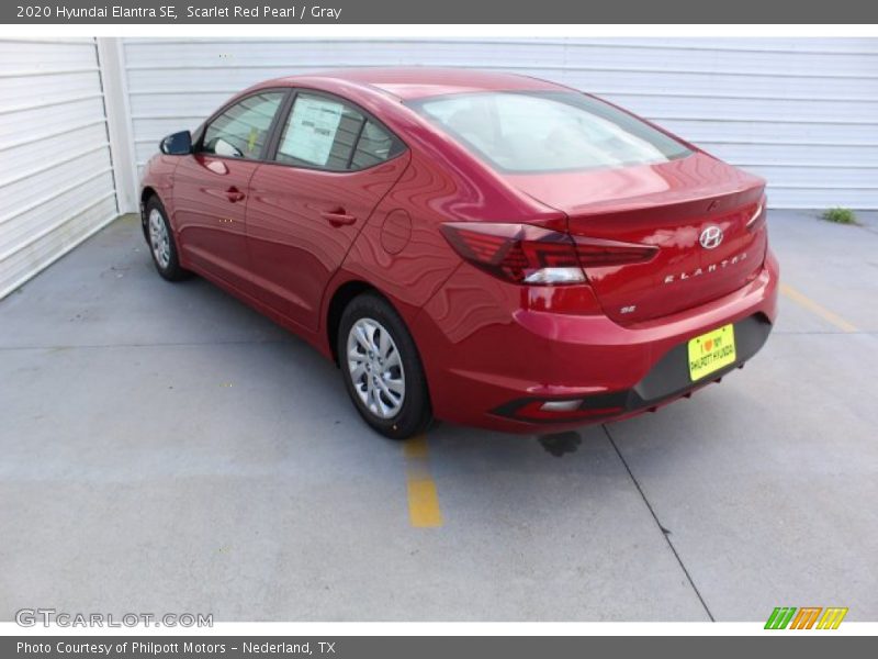 Scarlet Red Pearl / Gray 2020 Hyundai Elantra SE