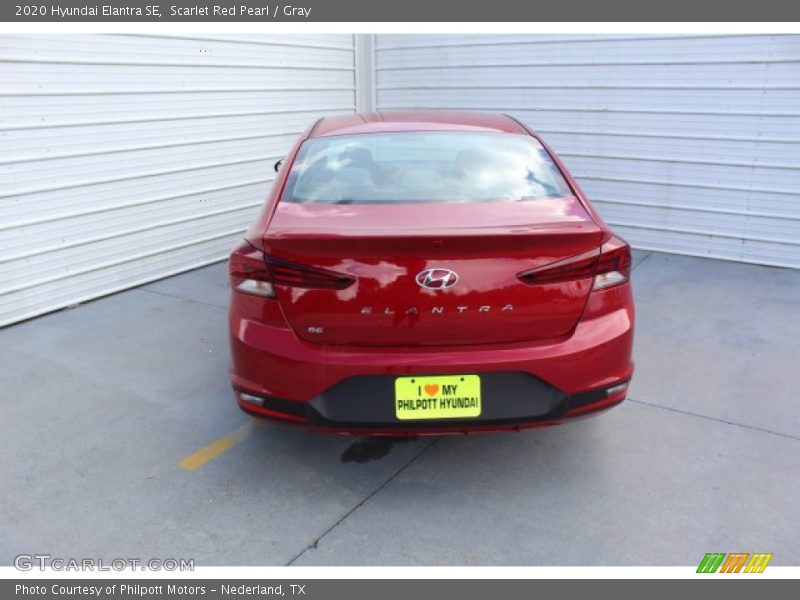 Scarlet Red Pearl / Gray 2020 Hyundai Elantra SE