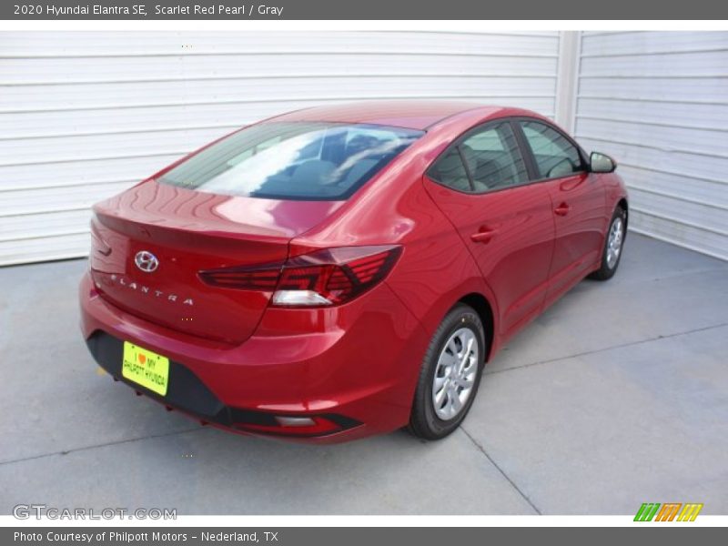 Scarlet Red Pearl / Gray 2020 Hyundai Elantra SE