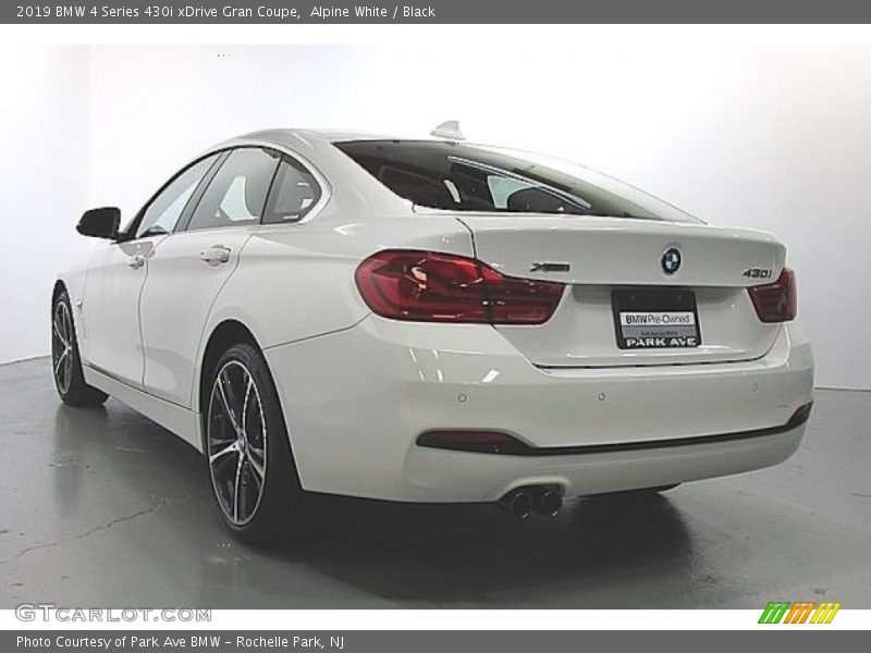 Alpine White / Black 2019 BMW 4 Series 430i xDrive Gran Coupe