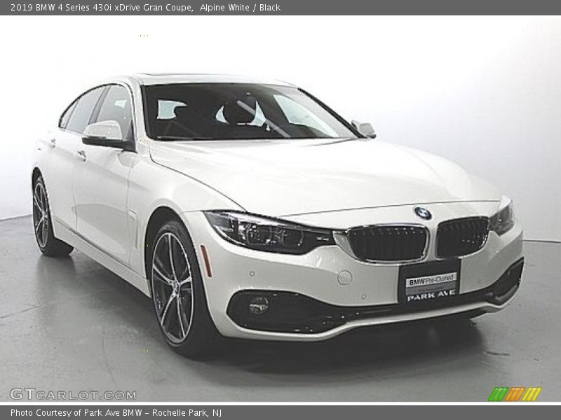 Alpine White / Black 2019 BMW 4 Series 430i xDrive Gran Coupe