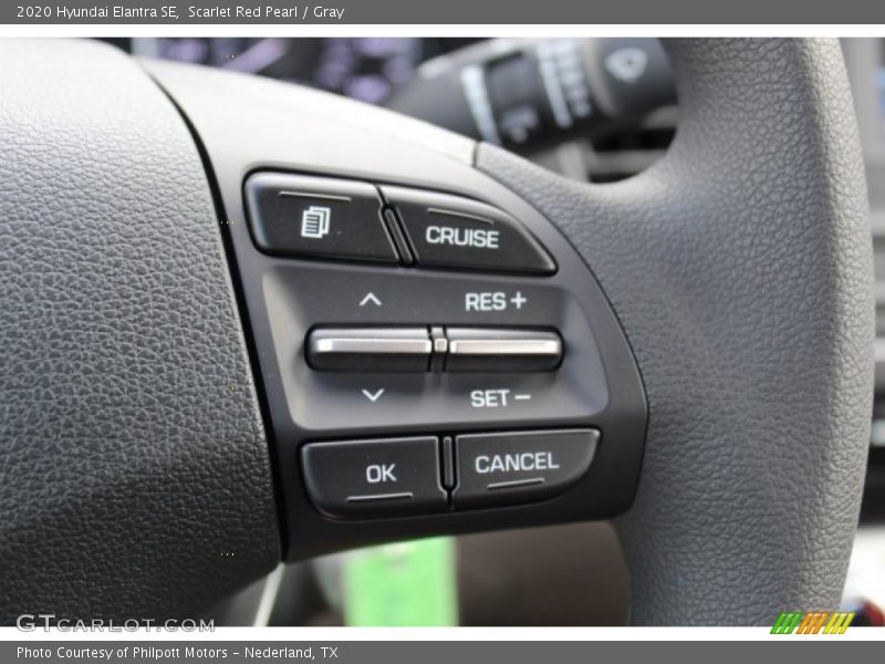 Scarlet Red Pearl / Gray 2020 Hyundai Elantra SE