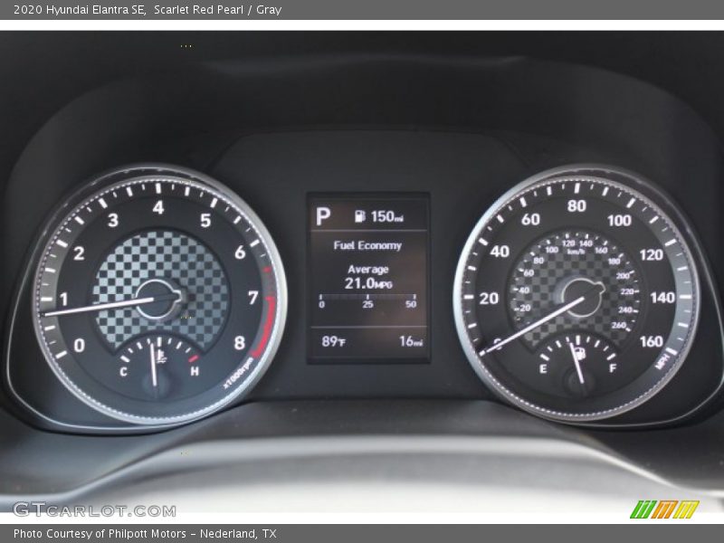 Scarlet Red Pearl / Gray 2020 Hyundai Elantra SE