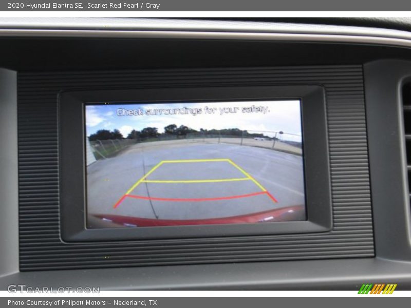 Scarlet Red Pearl / Gray 2020 Hyundai Elantra SE