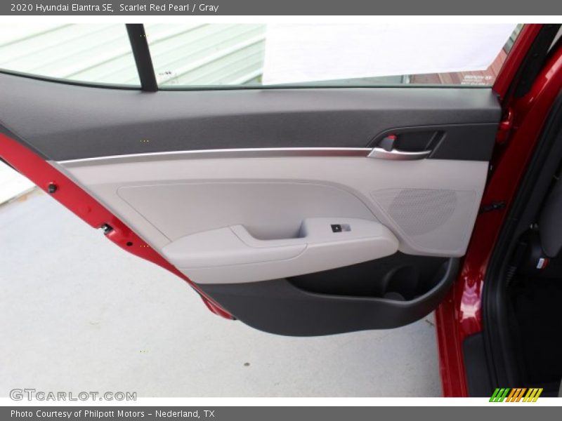 Scarlet Red Pearl / Gray 2020 Hyundai Elantra SE