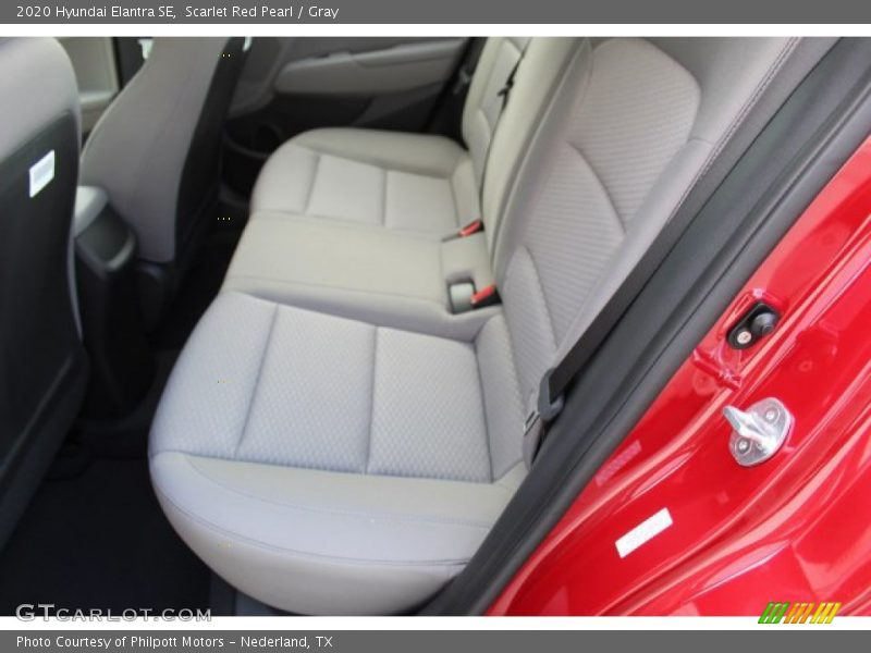 Scarlet Red Pearl / Gray 2020 Hyundai Elantra SE