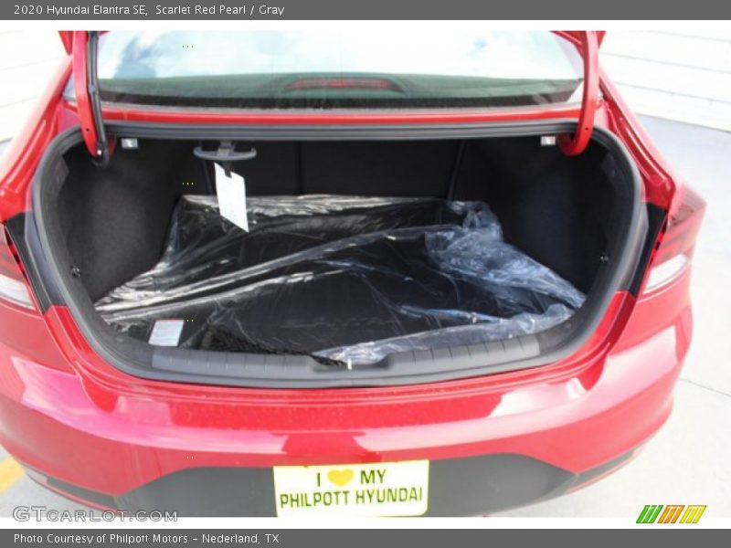 Scarlet Red Pearl / Gray 2020 Hyundai Elantra SE