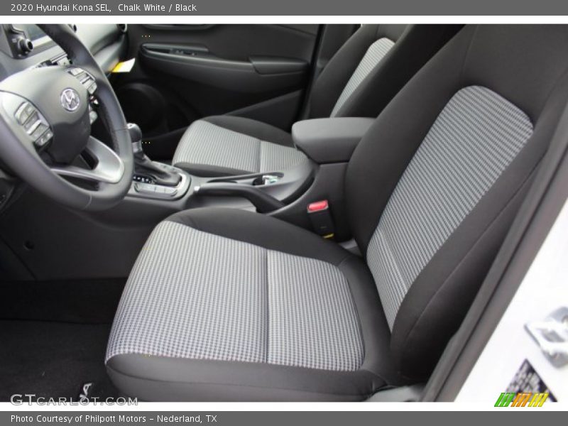 Chalk White / Black 2020 Hyundai Kona SEL
