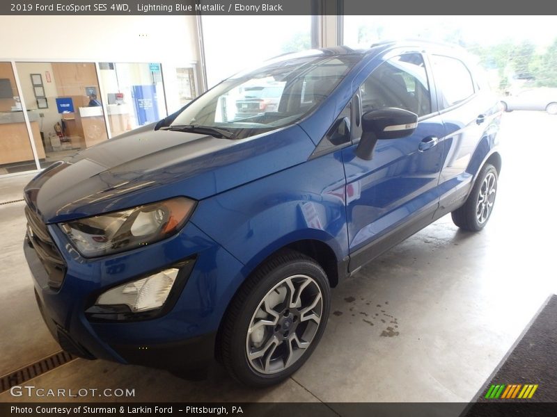 Lightning Blue Metallic / Ebony Black 2019 Ford EcoSport SES 4WD