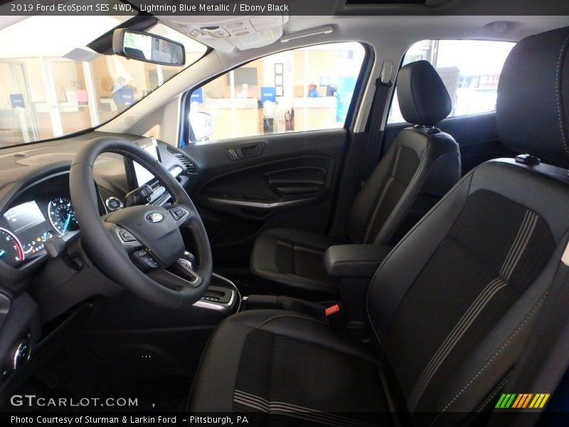 Lightning Blue Metallic / Ebony Black 2019 Ford EcoSport SES 4WD
