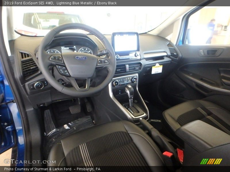 Lightning Blue Metallic / Ebony Black 2019 Ford EcoSport SES 4WD
