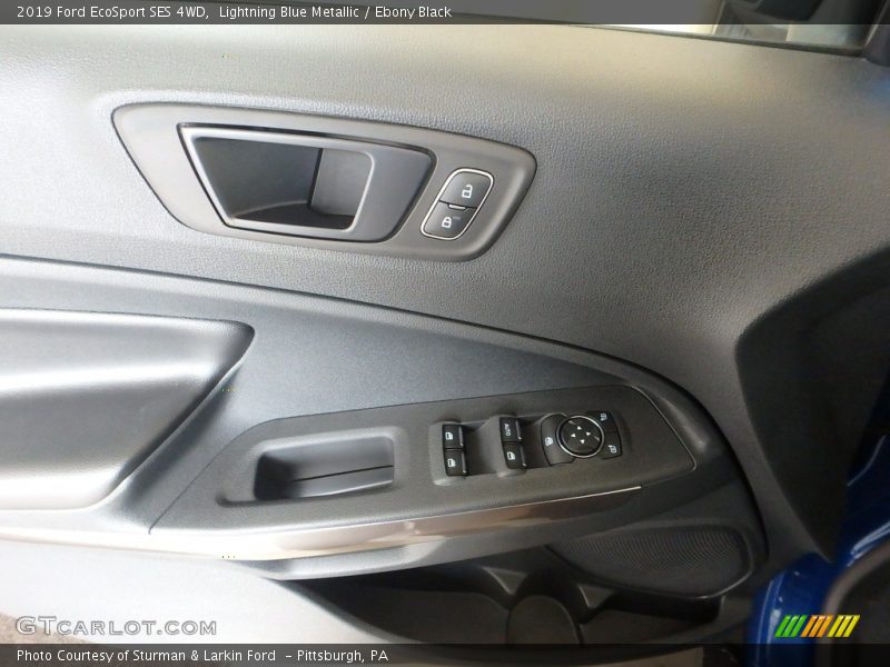 Lightning Blue Metallic / Ebony Black 2019 Ford EcoSport SES 4WD